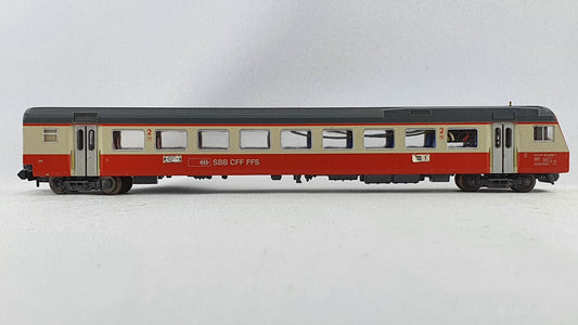 Minitrix 13158 SBB Steuerwagen 2. Kl. Swiss Express (BW5)
