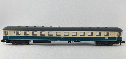 Minitrix 13193 DB Schnellzugwagen 2. Kl. beige / blau (DP459)