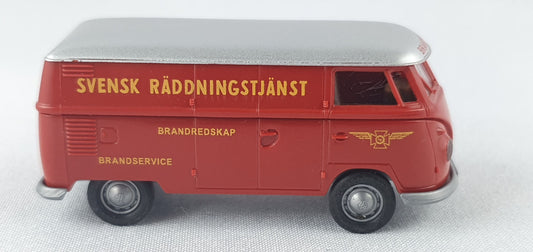 Brekina 1429 VW T1 Svensk Räddninstjönst OVP (Bre1429) S-Modell