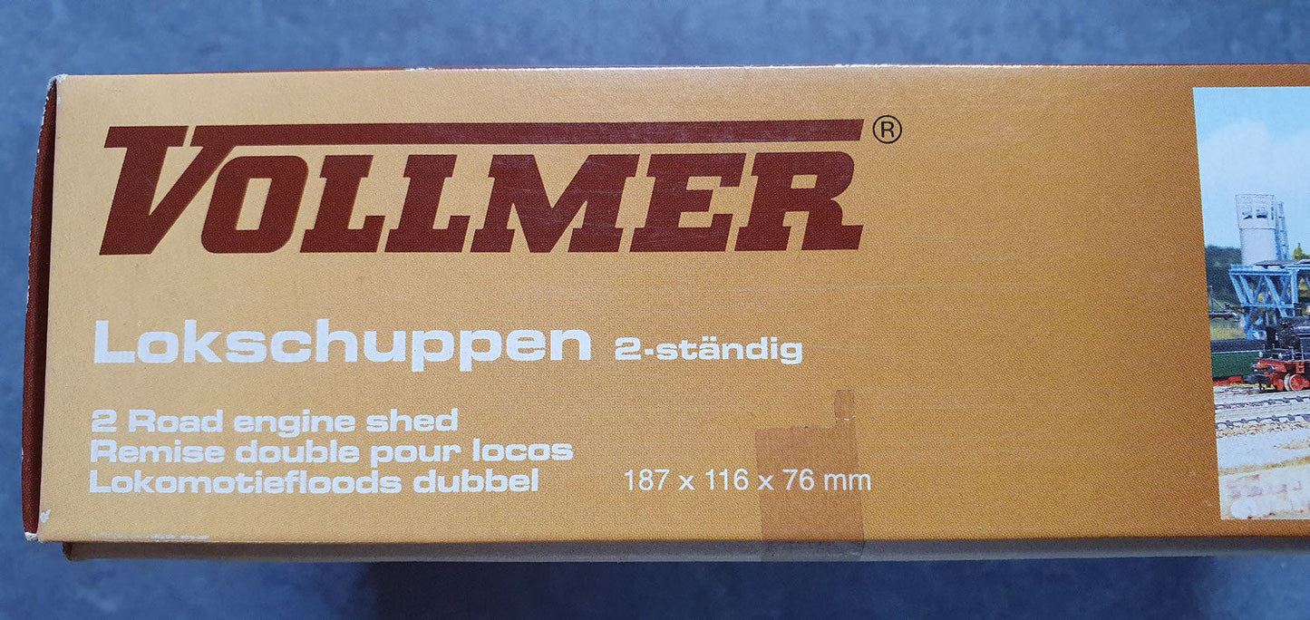 Vollmer 7608 Lokschuppen 2-ständig OVP (E3231)