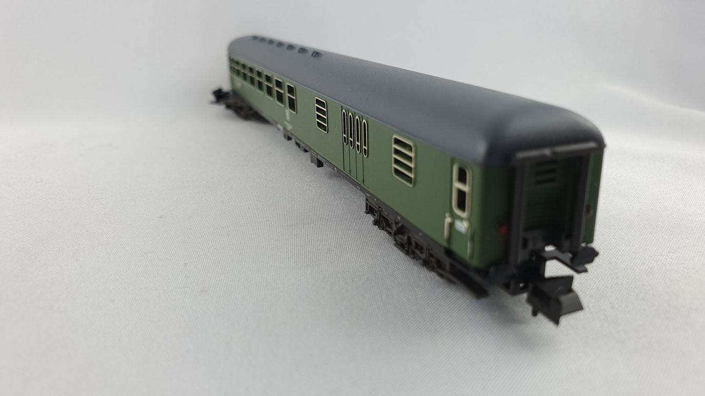 Minitrix 51 3088 00 DB D-Zu Wagen 2. Kl. mit Gepäckabteil OVP (DP460)