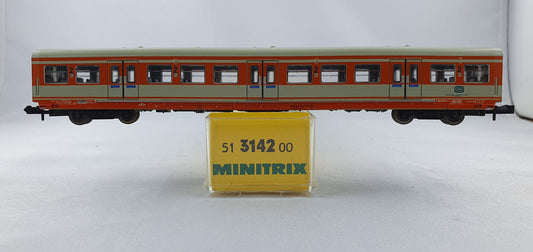 Minitrix 51 3142 00 DB S-Bahnwagen 2. Kl. OVP (CWP22)