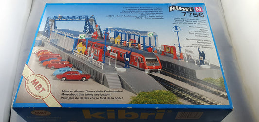 Kibri 7756 S-Bahn Haltestelle mit Steg "Goldberg" OVP (E422)