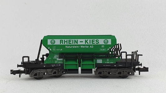 Minitrix 13569 DB Selbstentladewagen  Talbot "Rhein Kies"(E3638)