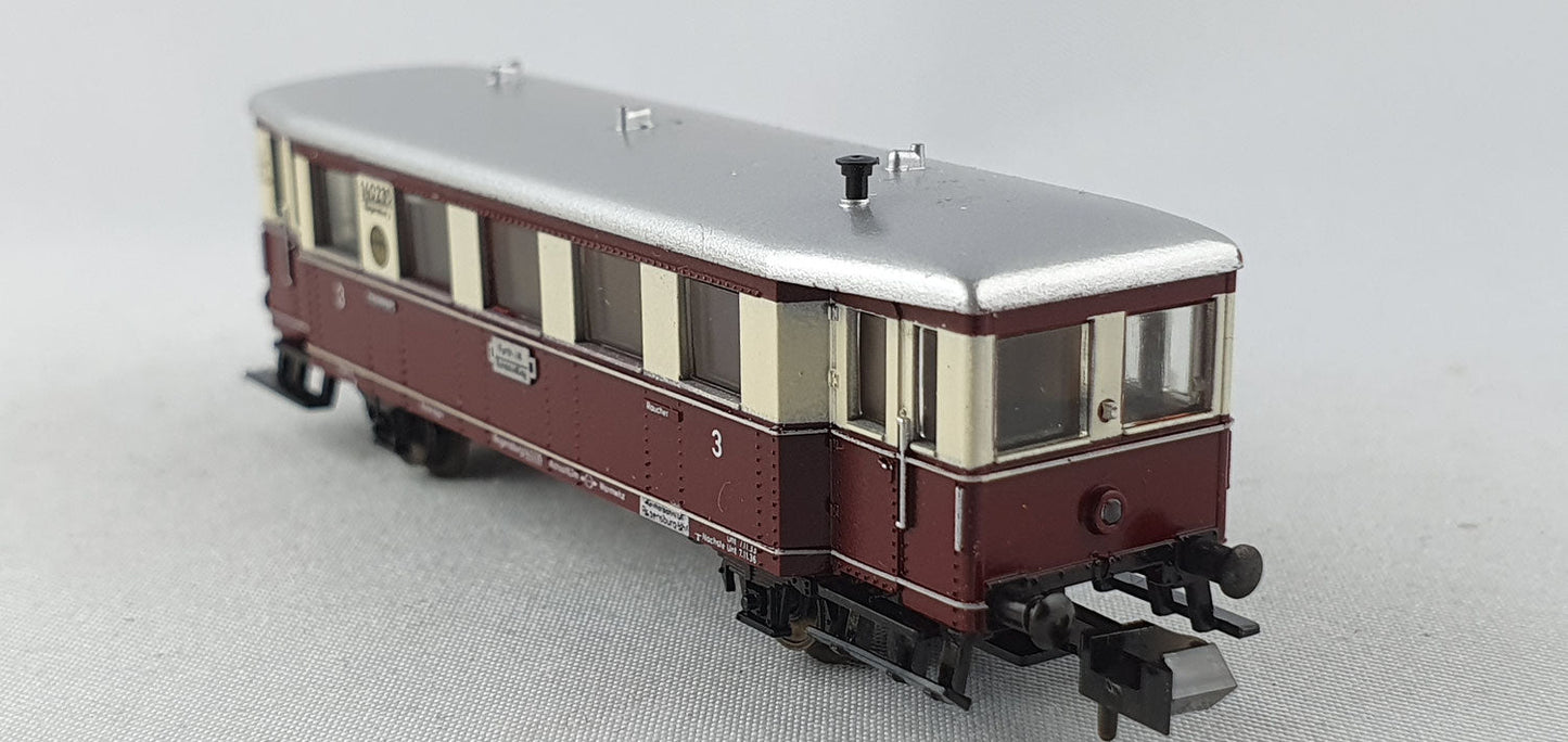 Minitrix 51 2095 00 DRG Triebwagen-Beiwagen 3. Kl. OVP (DP385)