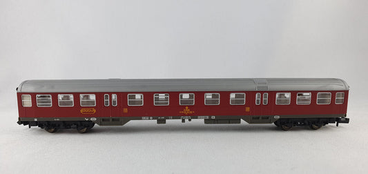 Fleischmann 8157 DSB Schnellzugwagen 2. Kl. rotbraun mit Beleuchtung (DP286)