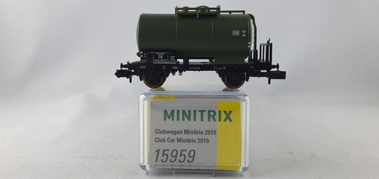 Minitrix 15959 DB Tank Car "Industrieverwaltungsges. mbH Bad Godesberg, Club Car 2020 Original Packaging (DG755)