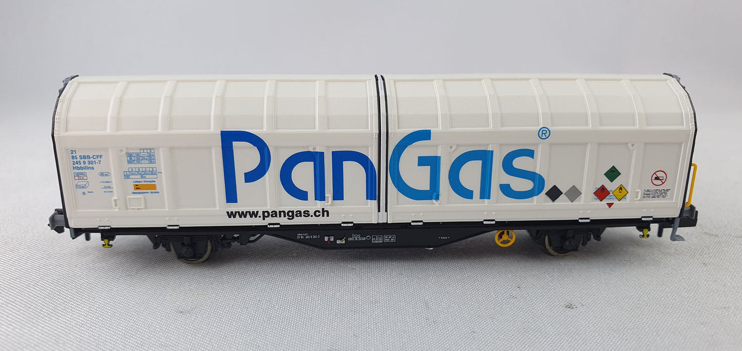 Fleischmann 826254 SBB Schiebewandwagen "Pan Gas" OVP (EB8)