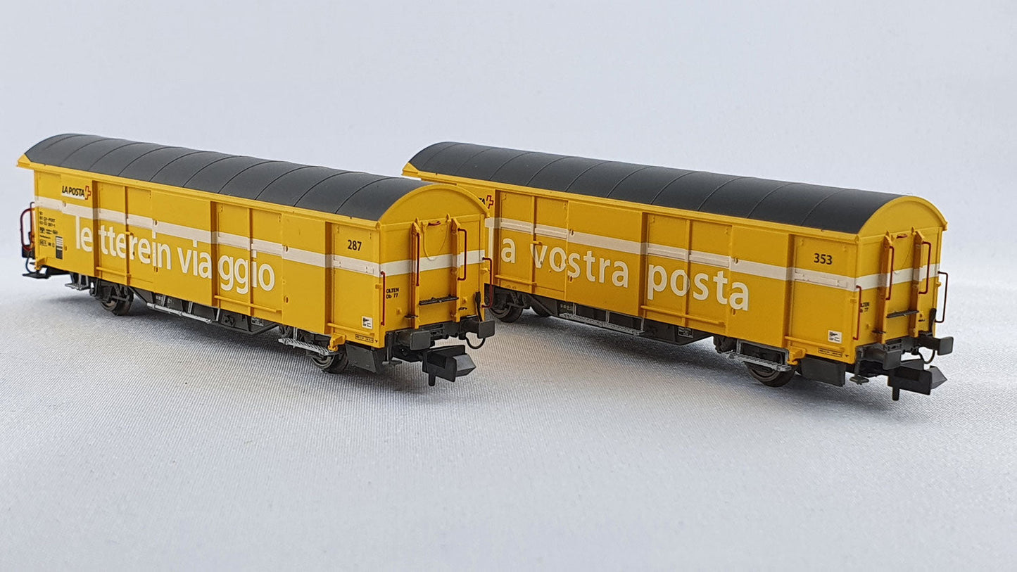 Mabar 86502 SBB Postwagen Set italienische Beschriftung OVP (7075)