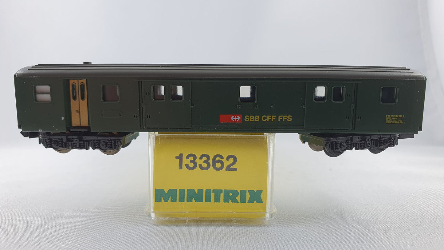 Minitrix 13362 SBB Gepäckwagen OVP (DP193)