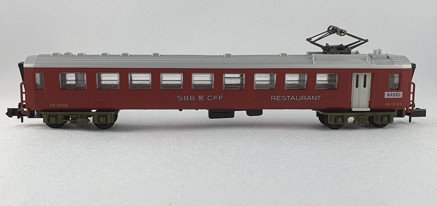 Arnold 3740 SBB dining car with pantograph OVP (E6966) 