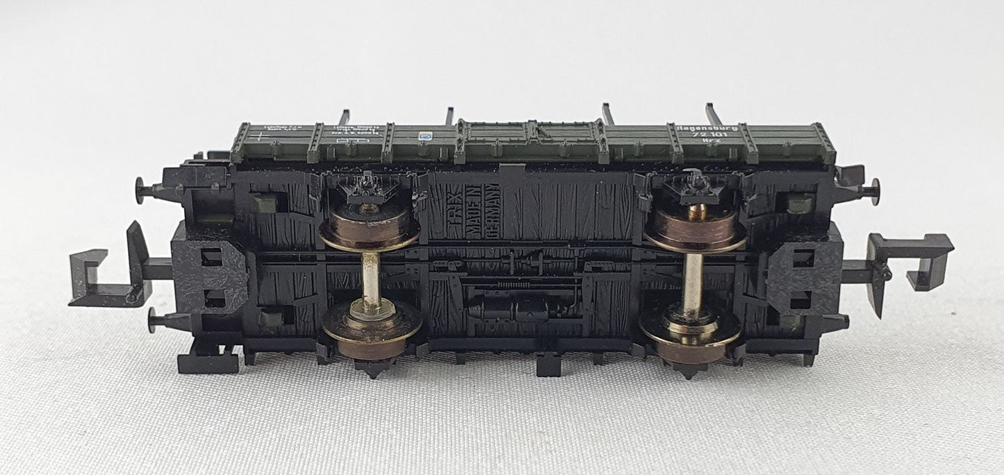 Minitrix 15042-02 K.Bay.Sts.B Niederbordwagen mit Brh (DG421)