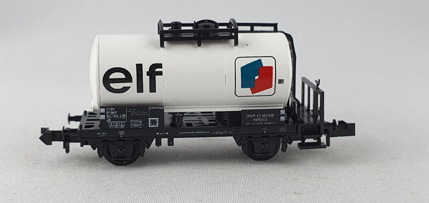Minitrix 51 3547 00 SNCF Tank Car "elf" Original Packaging (DG521)