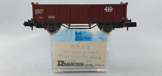 Rivarossi 9323 SBB offener Güterwagen OVP (PR2)