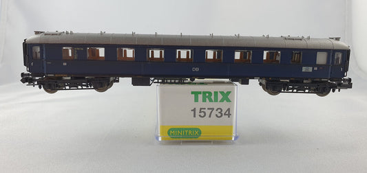 Minitrix 15734 DB Schnellzugwagen 2. Kl. "Domspatz" OVP (DP242)