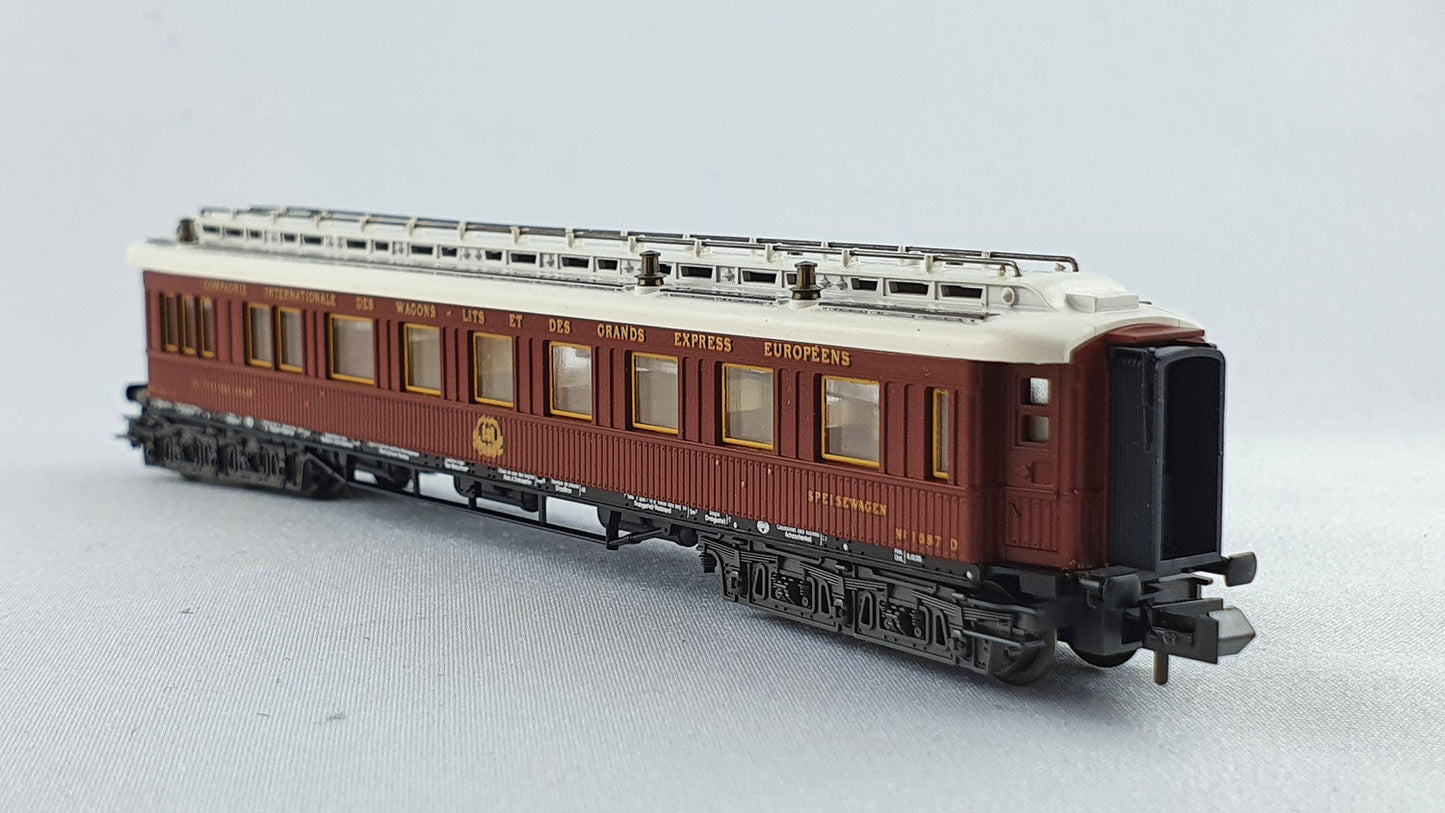 Minitrix 51 3181 00 CIWL Speisewagen mit Beleuchtung OVP (E3589)