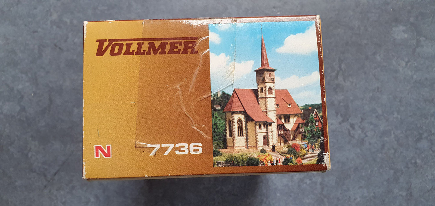 Vollmer 7736 Kirche Ditzingen OVP (E162)