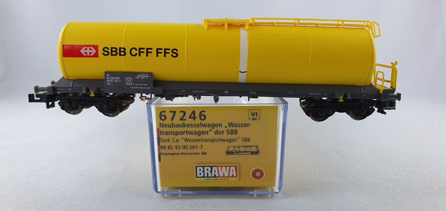 Brawa 67246 SBB Neubaukesselwagen Wassertransportwagen OVP (BW8)