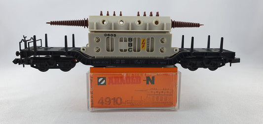 Arnold 4910 DB Schwertransport-Tiefladewagen mit BBC- Trafo OVP (DG634)