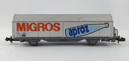 Roco 2326B Chariot à paroi coulissante CFF "MIGROS Aproz" (WG22) 