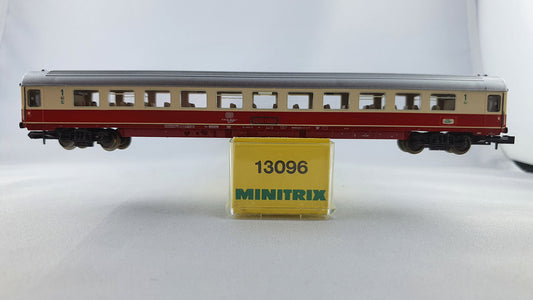 Minitrix 13096 DB IC Grossraumwagen 1. Kl. rot/beige OVP (DP210)