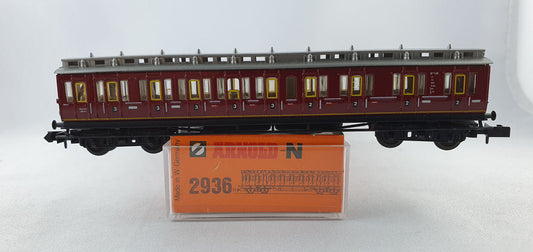 Arnold 2936 DB Steuer-Abteilwagen ES 88 2. / 3. Kl. rot OVP (DP356)