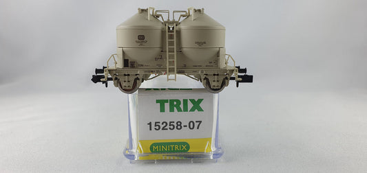 Minitrix 15258-07 DB Silowagen grau OVP (DG328)