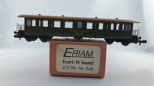 Eriam 248 CTV Seetalwagen 2. Kl. grün "Pond Brassus" OVP (6742)