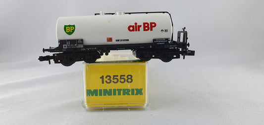 Minitrix 13558 00 DB tank car "air BP" 4-axle, original packaging (DG310) 