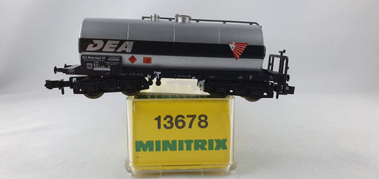 Minitrix 13678 DB Kesselwagen "DEA" 4-achsig OVP (DG277)