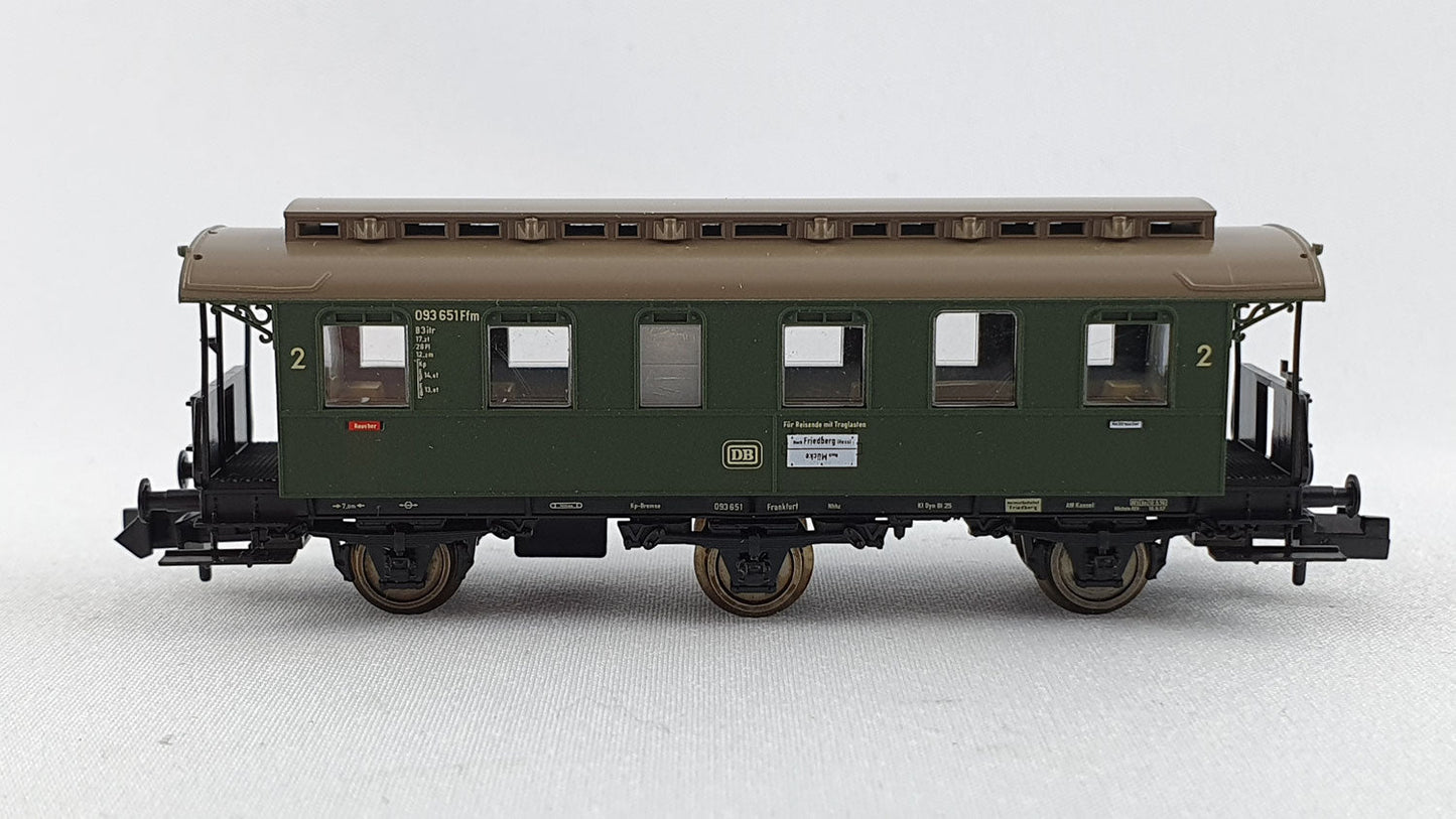 Fleischmann 8072 K DB Personenwagen 3-achsig 2. Kl. OVP (DP111)