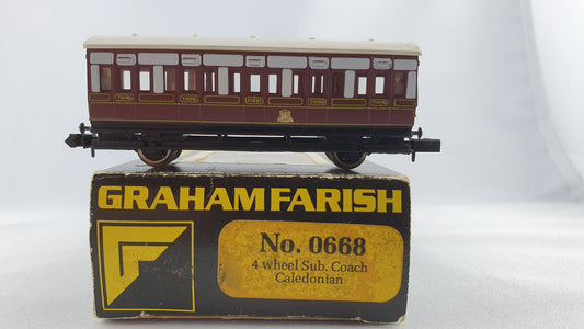 Graham Farish 0668 GWR Personenwagen "Caledonian" OVP  (DP37)