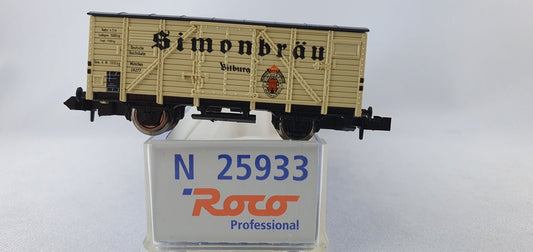 Chariot à bière Roco 25933 DRG « Simonbräu » emballage d'origine (DG492) 