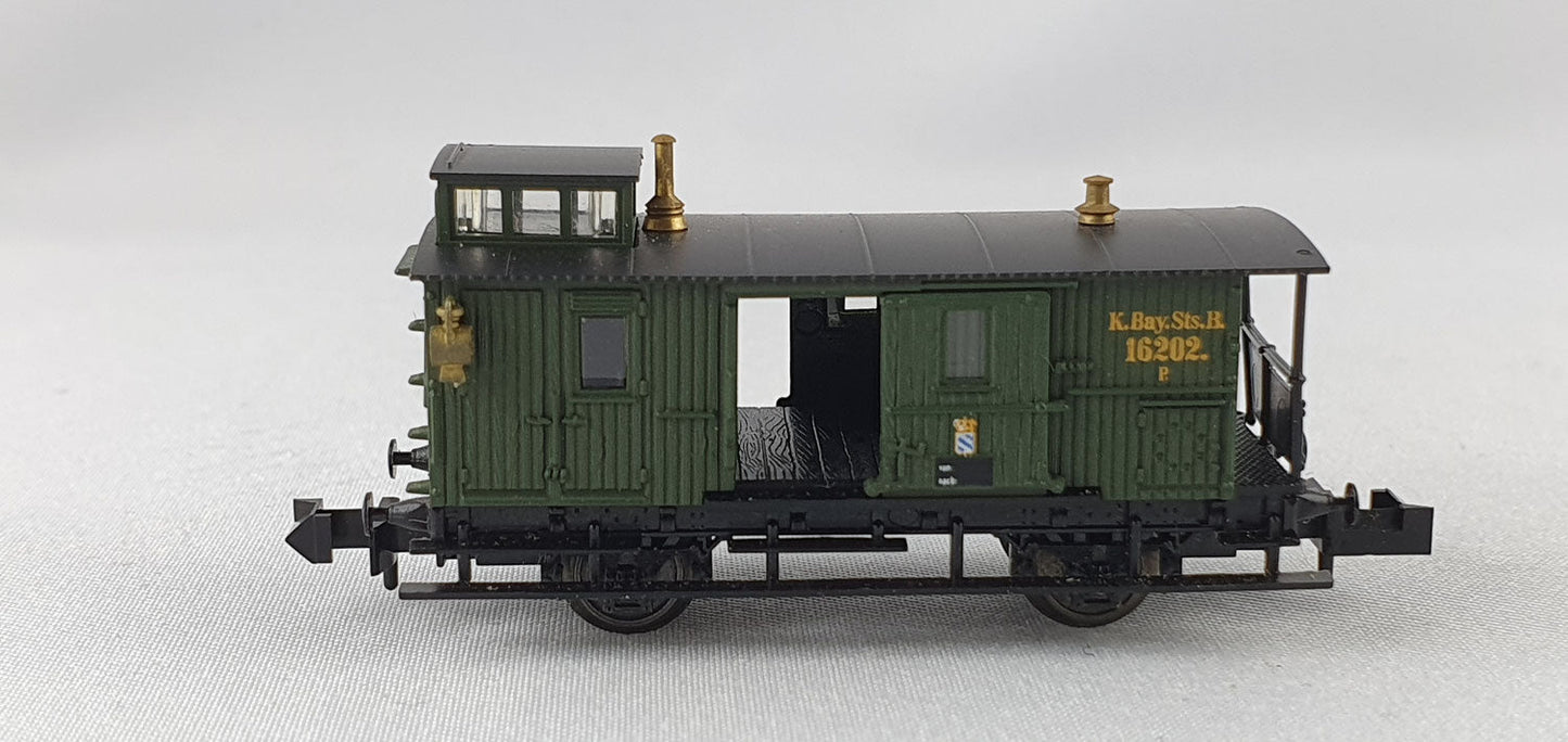 Minitrix 51 3200 00 K.Bay.Sts.B Personenzug Gepäckwagen OVP (DG272)