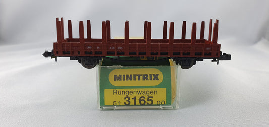 Minitrix 51 3165 00 DB Rungenwagen OVP (DG282)