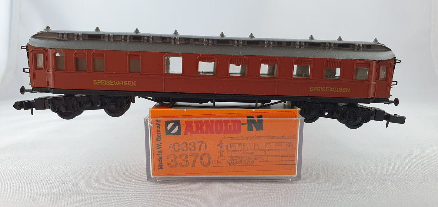 Arnold 3370 Speisewagen rot OVP (DP251)