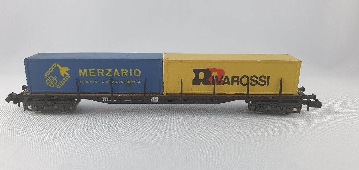 Rivarossi 9319 Containertragwagen "Merzario/Rivarossi" (DG678)