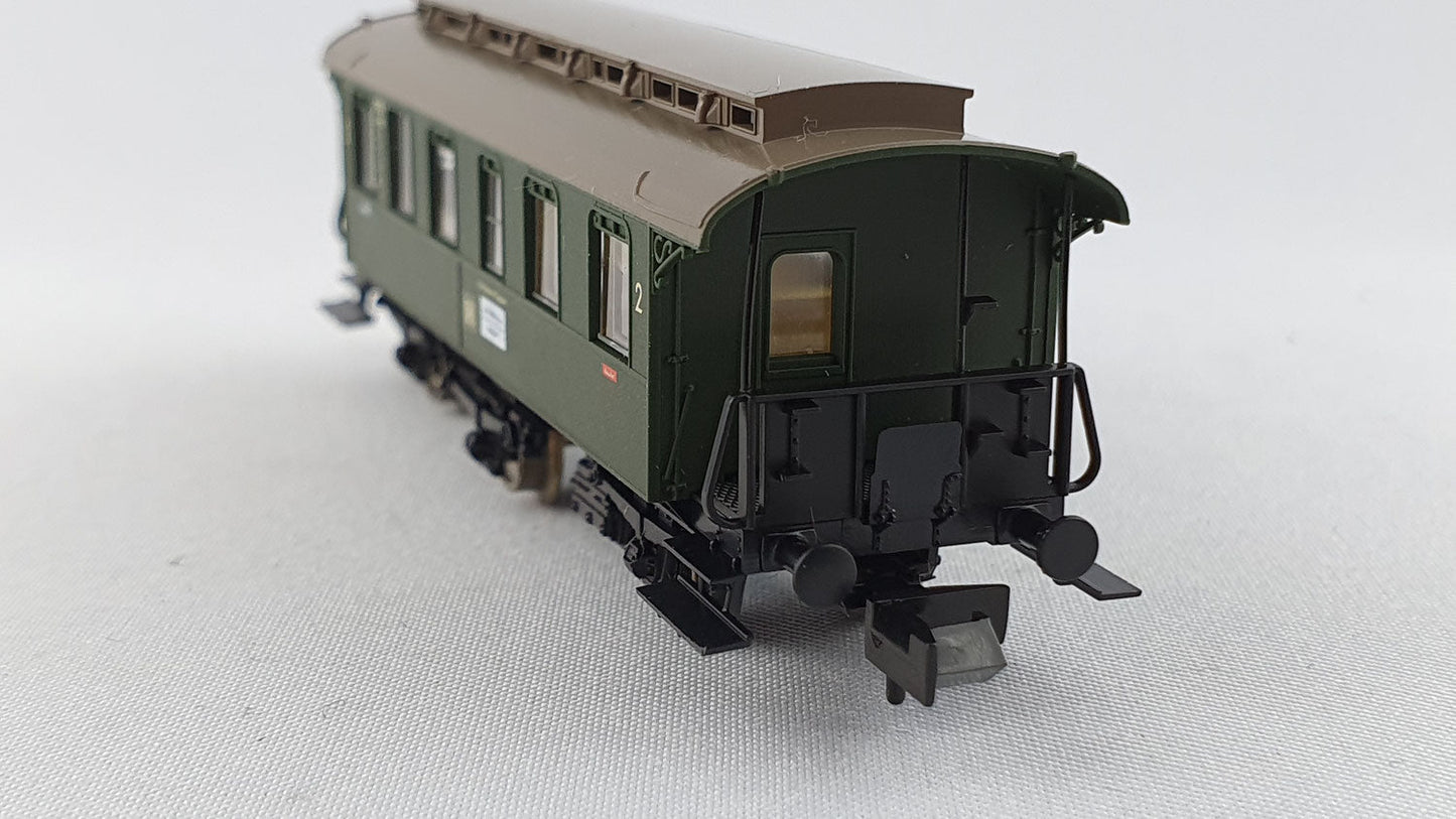 Fleischmann 8072 K DB Personenwagen 3-achsig 2. Kl. OVP (DP111)