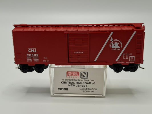 Micro Trains 20196 CNJ Güterwagen 40 Fuss OVP (E US47)