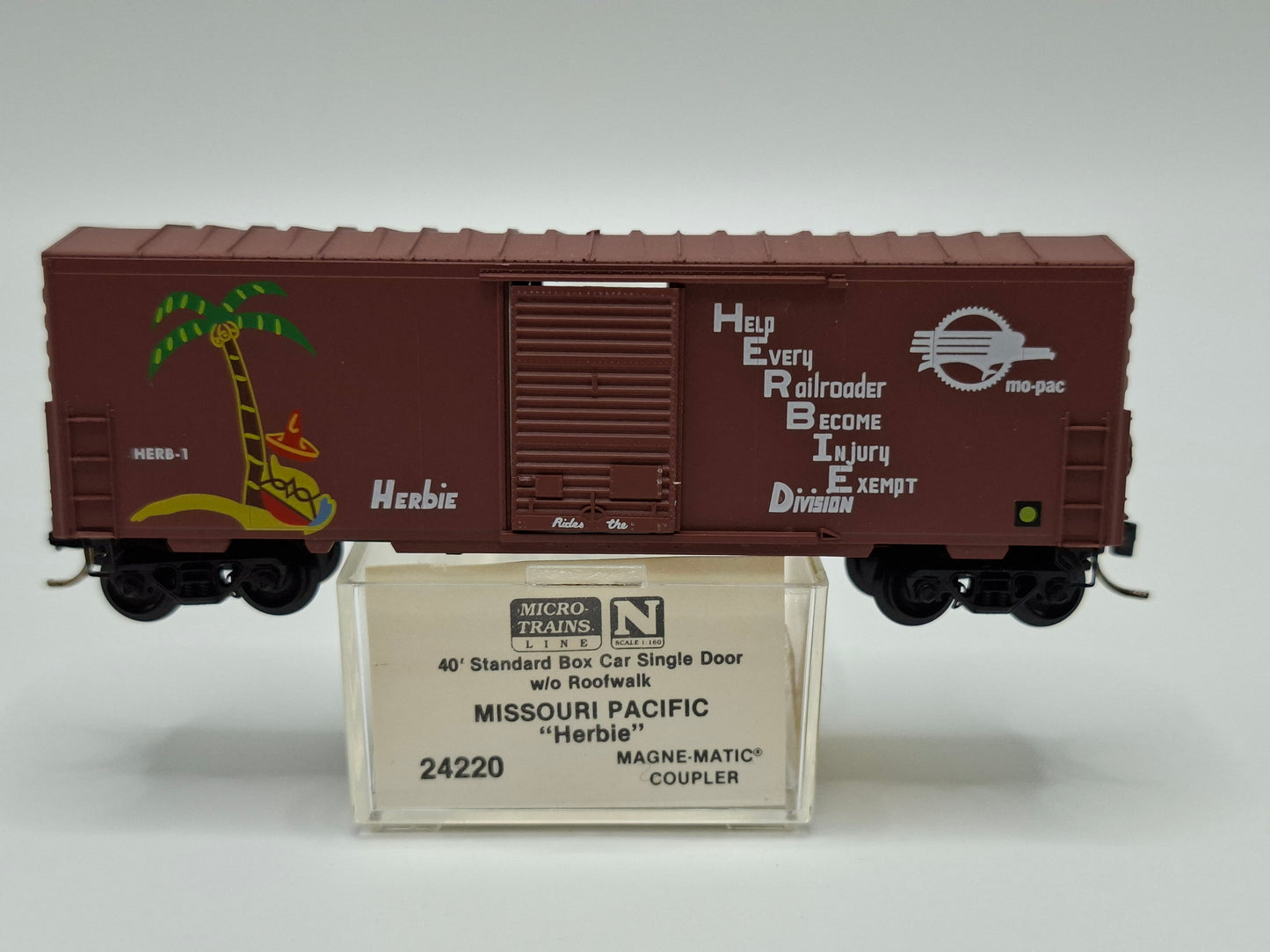 Micro Trains 24220 MP Güterwagen "Herbie" 40 Fuss OVP (E US164)