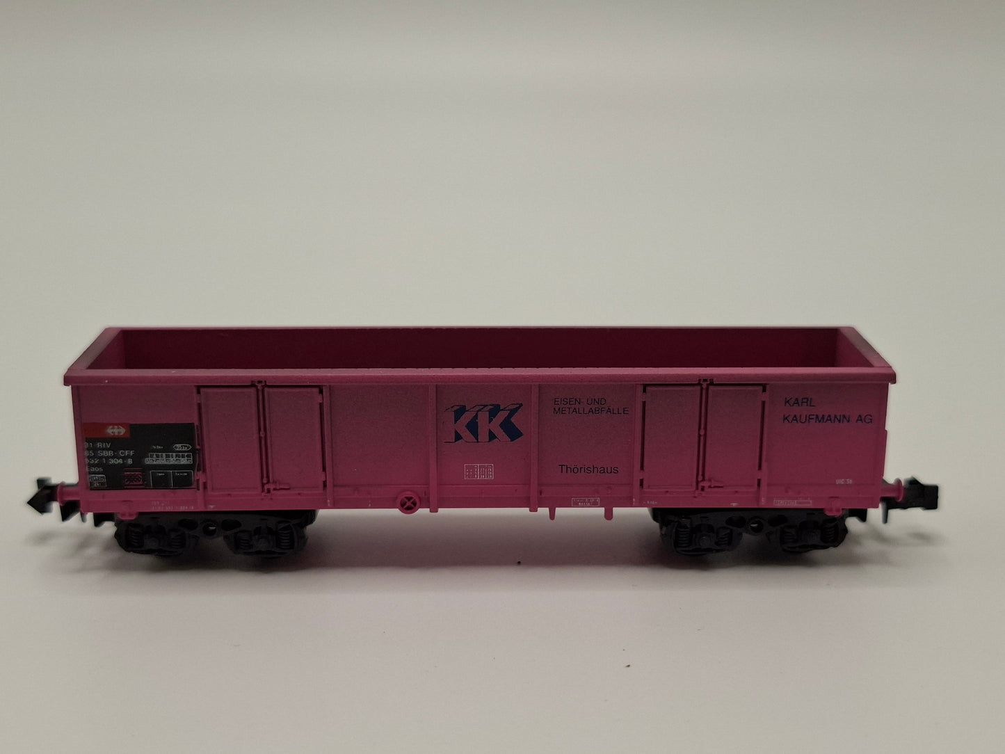 Staiber / Lima 5004 SBB Wagon à bords hauts rose, "KK - Karl Kaufmann" Édition limitée 250 pièces Emballage d'origine (MGN16)