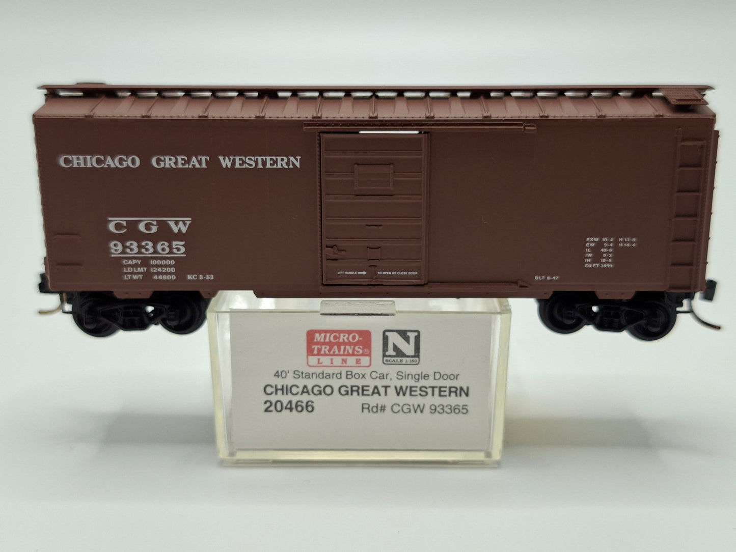 Micro Trains 20466 CGW Güterwagen 40 Fuss OVP (E US74)