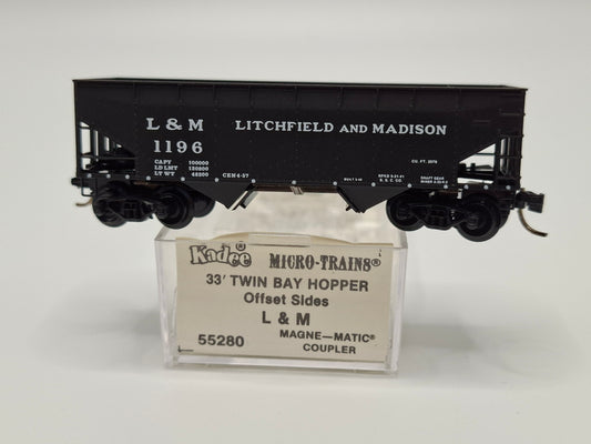 Micro Trains 55280 L&M Schüttgutwagen OVP (E US149)