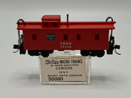Micro Trains 50080 CB&Q Güterschlusswagen Holz OVP (E US63)