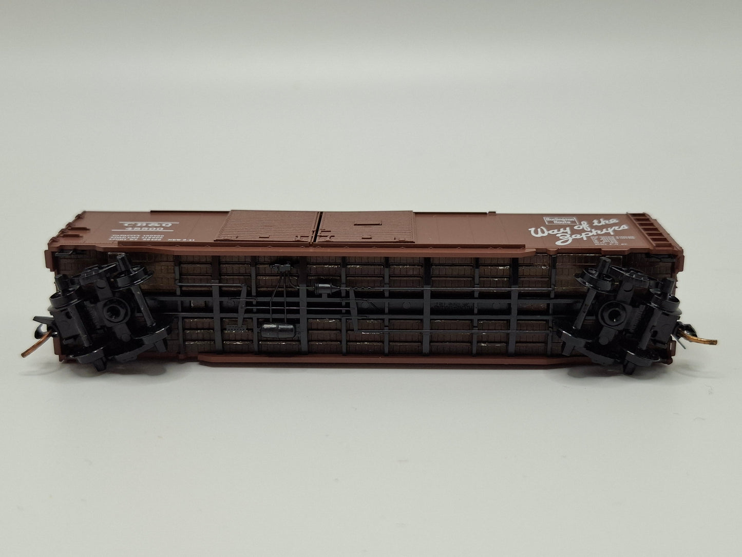 Micro Trains 78090 CB&Q Güterwagen Stahl 50 Fuss OVP (E US66)
