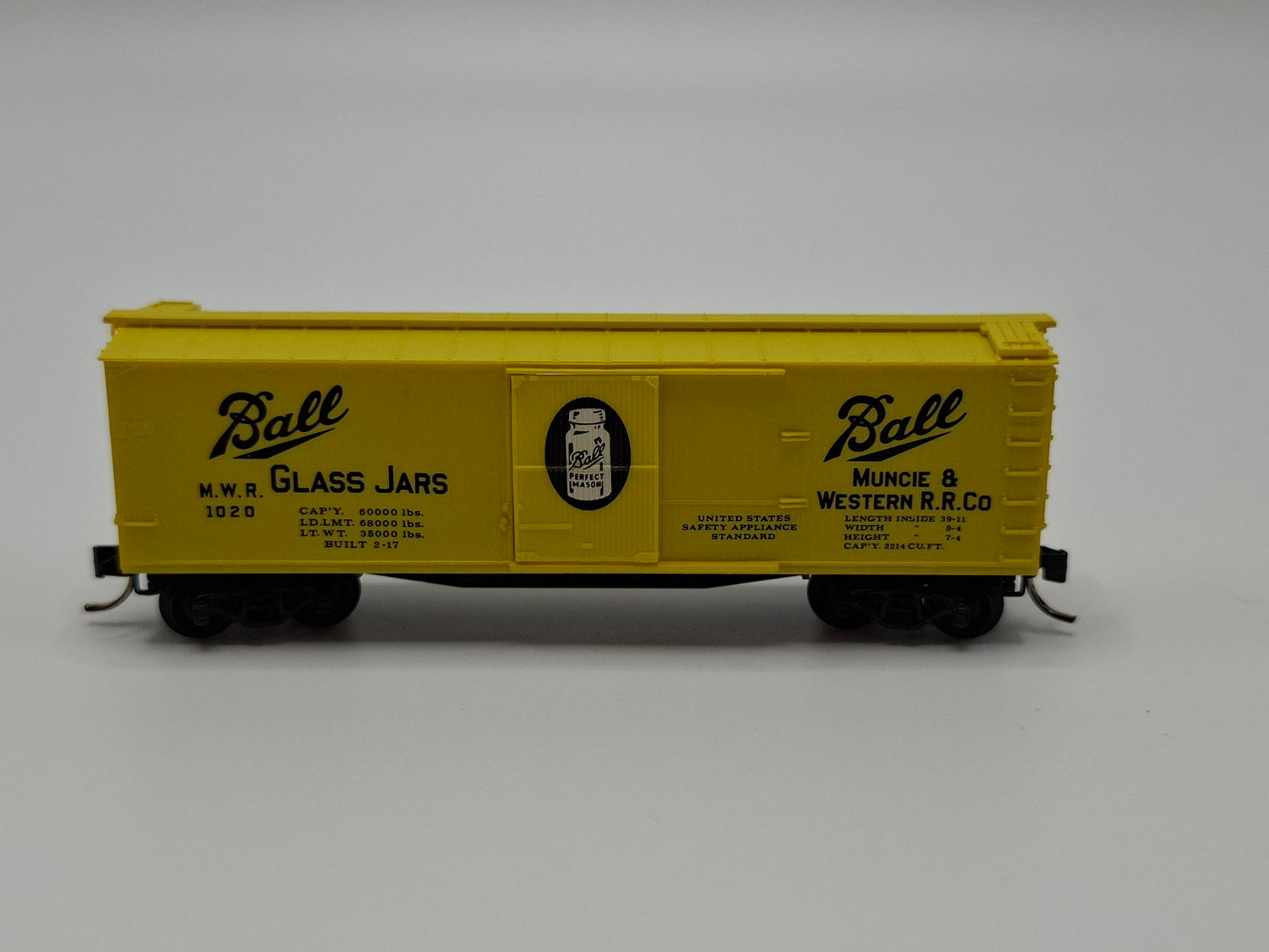 Micro Trains 42030 MWR Güterwagen Holz "Ball Glass Jars 40 Fuss OVP (E US124)
