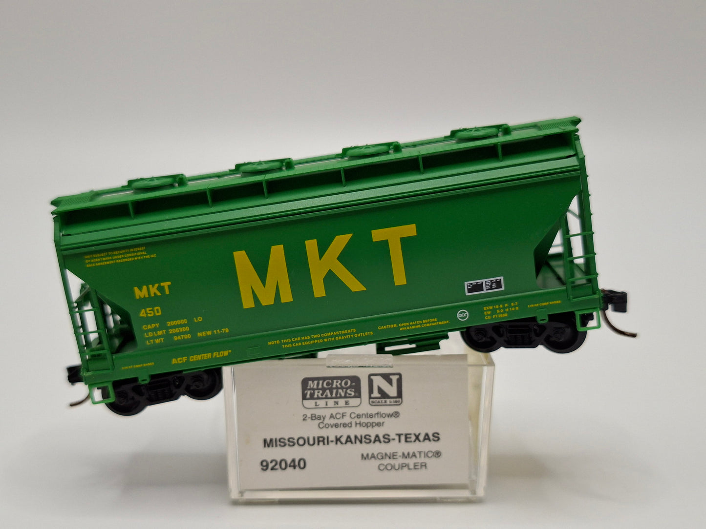 Micro Trains 92040 MKT gedeckter Schüttgutwagen OVP (E US159)