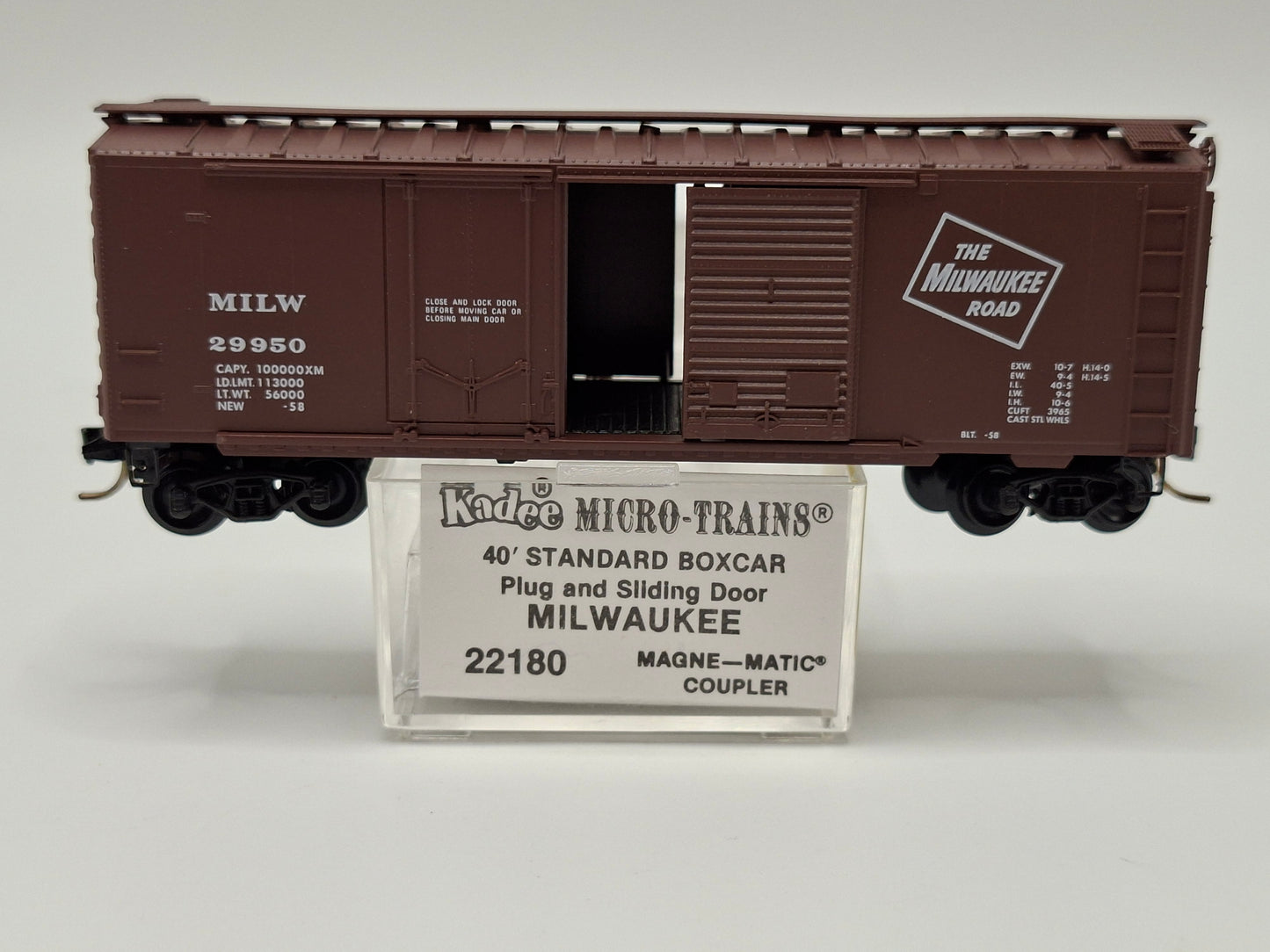 Micro Trains 22180 MILW Güterwagen 40 Fuss Stahl OVP (E US153)