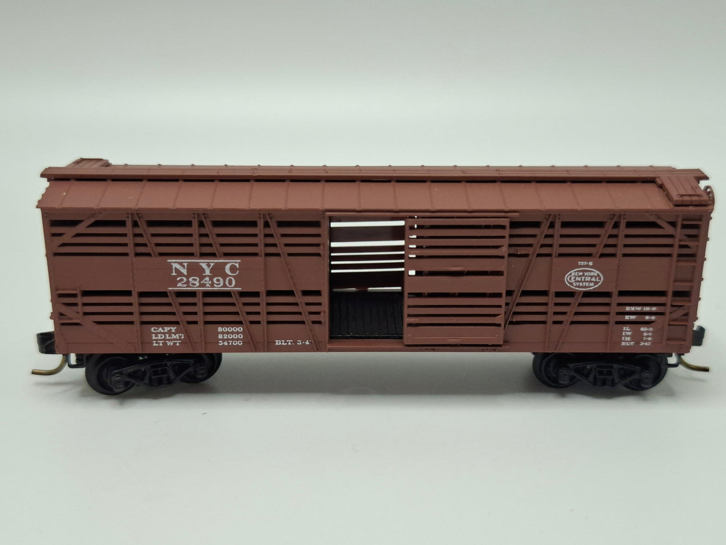 Micro Trains 35040 NYC Viehwagen braun 40 Fuss OVP (E US200)