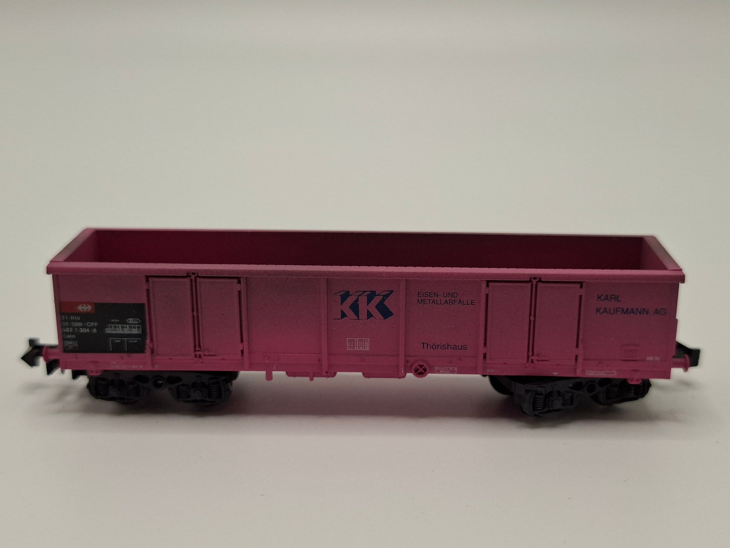 Staiber / Lima 5004 SBB Wagon à bords hauts rose, "KK - Karl Kaufmann" Édition limitée 250 pièces Emballage d'origine (MGN16)